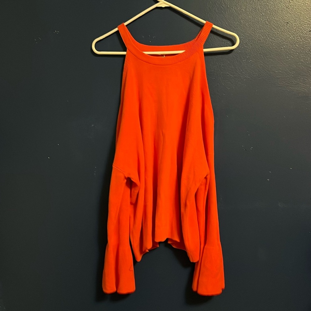 NWT Anthropologie Knitted & Knotted Cold Shoulder Sweater
